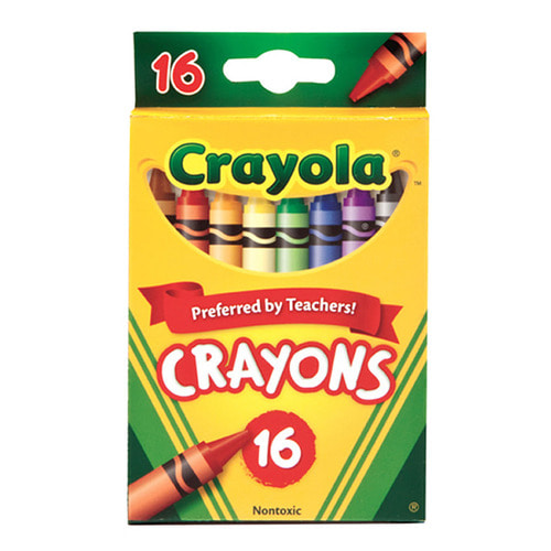 Crayola 크레욜라 일반크레용 16색세트