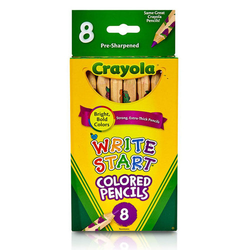 Crayola 크레욜라 유아용 색연필 8색